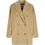Дабл-брастед пальто Icon MaxMara, бежевое - фото