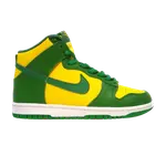 Кроссовки Nike Dunk High 'Brazil', желтый - фото