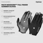 Перчатки GripGrab Pacr Insidegrip, черный - фото 8