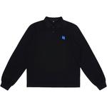 Унисекс поло черное ADER ERROR, черный - фото