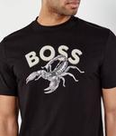 Футболка te_bossfish Regular fit Boss Orange, черный - фото 4