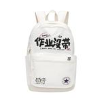 Converse Полиэстеровый рюкзак обычный унисекс белый, Black Eight Rolling - фото 2