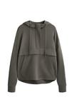 Толстовка OYSHO SOFT-TOUCH WITH ZIP, Mottled Light Grey - фото 7