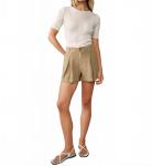 Кюлоты-шорты в цвете сахара оливковый Bella Dahl - фото 2