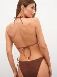 Треугольный бикини-топ R├ЖRE by Lorena Rae Leyla, Brown - фото 4