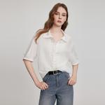 ELLE Рубашка Women's White Lapel - фото 4