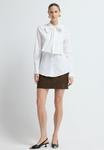 Блуза adL Button-down blouse, White - фото 6