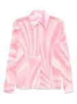 PUCCI рубашка на пуговицах, розовый - фото