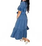 Индиго миди платье Go To Ivy Jane - фото 2