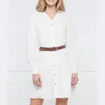 Платье с поясом Michael Kors, белый - фото