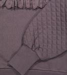 Хлопковый свитер Rebeca с оборками The New Society, Plum - фото 3