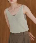 Вязаный топ из люрекса Bab, цвет Ivory - фото 6