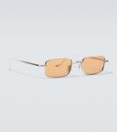 Прямоугольные солнцезащитные очки Dusk Jacques Marie Mage, серебряный - фото 4