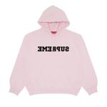 Толстовка Supreme Reverse Hooded Sweatshirt, Light Pink - фото