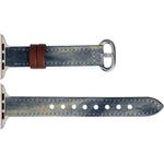 Футболка с ремешком для Apple Совместимость Джинсовая ткань CHENSONG, Нестандартное смешивание денима — темно-синий - фото 5