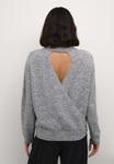 Вязаный свитер MALENE OPEN BACK Kaffe, серый - фото 6
