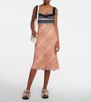 Платье миди из смесового хлопка с узором Marni, Alkekengi - фото 2