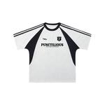 Футболка унисекс PUNCTILIOUS, Черно-белый - фото