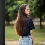 Nike Футболка navy blue для подростков - фото 5