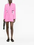 Короткое платье-пиджак Bari JACQUEMUS, розовый - фото 2