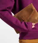 Хлопковый флисовый свитшот Saint Laurent, Violet - фото 5