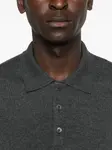 Рубашка поло на пуговицах Corneliani, серый - фото 4