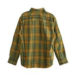 Рубашка The Elder Statesman Plaid Pashmina Big Shirt, Sunshine - фото 2