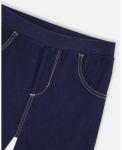 Детские синие джинсовые леггинсы для девочки - Baby Deux par Deux, Blue denim - фото 5