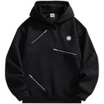 Толстовка унисекс Doraemon, черный - фото