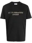 Футболка с логотипом OFF-WHITE, черный - фото
