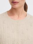Вязаный кардиган Oxmo Sinva , Cream - фото 3