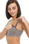 Бюстгальтер для кормления на косточках Camille, серый - фото 5
