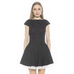 Женское мини-платье Aleena с короткими рукавами Alexia Admor, черный - фото