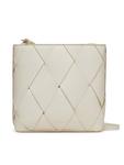 Сумочка Ck Woven Square Crossbody K60K612991 Calvin Klein, белый - фото