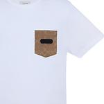 Футболка мужская белая Coach, белый - фото 4