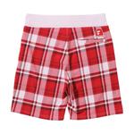 Спортивные шорты BAPE Check Gift Sweatshorts, Red - фото 2