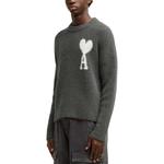 Свитер Ami Adc AMIPARIS, серый - фото 4