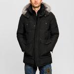 Moose Knuckles Куртка с меховым капюшоном, Black - фото 5