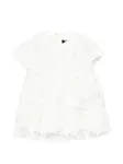 Цветочное платье Balmain Kids, белый - фото