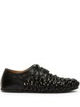 Marsèll плетеные туфли дерби, черный - фото