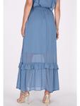 Длинная юбка faina, голубой - фото 4