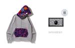 Свитшот Shark Series для мужчин A Bathing Ape, серый - фото 11