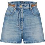 Шорты женские Louis Vuitton, синий - фото