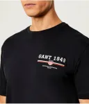 Футболка Regular fit Gant, черный - фото 4