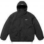 Supreme Куртка с капюшоном в полоску GORE TEX, Black - фото