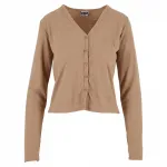 Кардиган Urban Classics TB7001 Rib, бежевый - фото 3