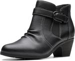 Женские ботинки Clarks Emily2 Opal, Black Leather - фото
