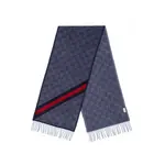 GUCCI Шарф Nikky, Dark Blue - фото 5