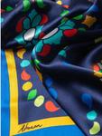 Шарф AFROZAN OROSI-Silk scarf, темно-синий - фото 5