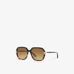 Солнцезащитные очки Ch0204S в квадратной оправе из ацетата Chloe, черный - фото 2